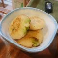 ふくくくくく's cooksnap of when they made レンコン枝豆おやき.