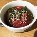 marie01's cooksnap of when they made モロヘイヤのスープ　簡単.