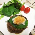 hoppeko19's cooksnap of when they made 【晩酌仕立】蓮根ハンバーグ.