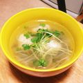 ワシヲG's cooksnap of when they made もやし&ニラの野菜たっぷり中華スープ.