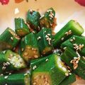 さやすけ！'s cooksnap of when they made ♪簡単！美味しい♪オクラの胡麻和え.