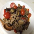 あい葉's cooksnap of when they made なすトマト豚肉のオイスター炒め.