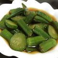 よこ！'s cooksnap of when they made オクラ胡瓜のさっぱり和え.