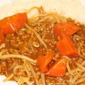 ぷのぷの's cooksnap of when they made 豚&もやしのカレーライス❤.