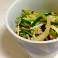 DAISY1313's cooksnap of when they made えのきときゅうりの【簡単】サラダ.