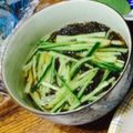 マリネ▽▲'s cooksnap of when they made もずく酢 きゅうりどっさりのせ.