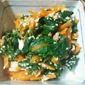 すぴあや's cooksnap of when they made 簡単！モロヘイヤとツナの和え物.