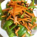 のえもゆ's cooksnap of when they made 簡単お弁当おかず☆ピーマンの塩昆布炒め.
