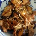 junk1009's cooksnap of when they made 豚ナス味噌炒め.