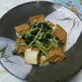☆ぴよぴよママ☆'s cooksnap of when they made 小松菜と絹揚げの煮浸し.
