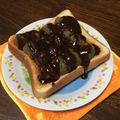 あおの助's cooksnap of when they made 夏メニュー！わらび餅黒蜜こし餡トースト.