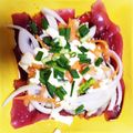 楽しいゴハン's cooksnap of when they made キハダマグロの和風カルパッチョ.