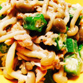 あてここ's cooksnap of when they made オクラとしめじのさっぱり和え.