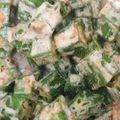 手作り★ママ's cooksnap of when they made オクラで簡単！マヨおかか和え(^^).