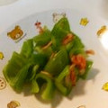 サトモユリア's cooksnap of when they made 簡単☆桜エビとピーマンのおひたし.