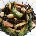 ★SACK★'s cooksnap of when they made ゴーヤとベーコンのひじき炒め煮.