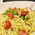 クックMA37UT☆'s cooksnap of when they made アボカドとソーセージの冷製パスタ.