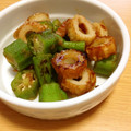 ＊実月＊'s cooksnap of when they made ちくわとオクラの簡単生姜炒め♪.
