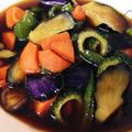 のんぺー's cooksnap of when they made 冷蔵庫の残りで☆夏野菜も☆野菜の揚げ浸し.