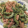 jununu's cooksnap of when they made ★簡単★ゴーヤの洋風炒め.