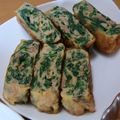 cafe-cafe's cooksnap of when they made ほうれん草の玉子焼き（お弁当用）.