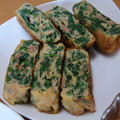 cafe-cafe's cooksnap of when they made ほうれん草の玉子焼き（お弁当用）.
