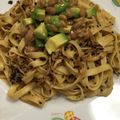 のんマリ's cooksnap of when they made アボカドと切干大根のごま和えパスタ.