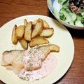 acchantaka's cooksnap of when they made 真鱈のムニエル たらこソース.