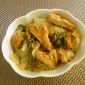 UMAe's cooksnap of when they made 白菜と厚揚げのうま煮〜柚子胡椒風味♪.