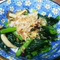 エミエミ♪'s cooksnap of when they made 小松菜と きのこの 簡単 お浸し＊゜.