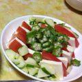 ころころChammy's cooksnap of when they made 前菜に☆薬味たっぷりトマトと豆腐のサラダ.