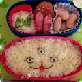 蒼くんの母's cooksnap of when they made キャラ弁♡妖怪ウォッチのさとりちゃん簡単.