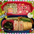 蒼くんの母's cooksnap of when they made 簡単！ガチャピン＆ムック☆キャラ弁・遠足.