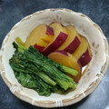 碧きりん's cooksnap of when they made 副菜に☆さつまいもと小松菜のさっと煮.