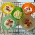 ゆかっちょりん's cooksnap of when they made レンジで✿米粉のふわふわ蒸しパン.