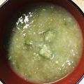 Kuromi77's cooksnap of when they made 夏バテ解消☆オクラ長芋とろろ昆布の味噌汁.