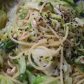 かー吉's cooksnap of when they made 簡単(*´∀｀*)いかの塩辛スパゲティ.