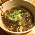 komugiko4's cooksnap of when they made なめこ*もずく*とろろ～んな中華スープ♡.
