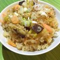 nigo2008's cooksnap of when they made 鮭とさつま芋の炊き込みご飯.
