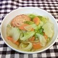 龍青空ママ's cooksnap of when they made 白菜と魚河岸揚げの煮物.