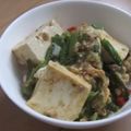 きらり流れ星's cooksnap of when they made 簡単ニラ玉豆腐炒め.