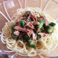 ayk115's cooksnap of when they made 水菜とツナの､めんポン冷製パスタ(和風).