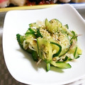 ＴＯＭＯＷＡＴ's cooksnap of when they made ＊速攻おつまみ♪胡瓜＆みょうがの和えもの.
