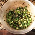 fujjie5's cooksnap of when they made オクラの胡麻和え.