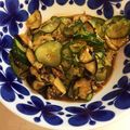 rakapadma's cooksnap of when they made おばあちゃん直伝 なすとキュウリの合え物.