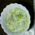 ma___111's cooksnap of when they made 生ハム&ブロッコリーとろ～りスープパスタ.