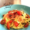 マイポ☆'s cooksnap of when they made 生ハムとトマトの冷製パスタ☆簡単コツ.