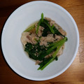 クックVMUUPL☆'s cooksnap of when they made 豚肉と小松菜の簡単おつまみ.
