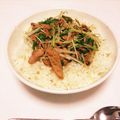 ワイルドターキーG2's cooksnap of when they made あんにゃのみず菜＆ツナの簡単丼♡.