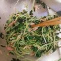 ウタウイヌ2's cooksnap of when they made シャキシャキ水菜の簡単サラダ.